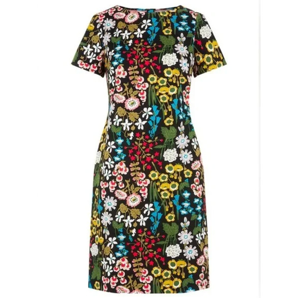 Boden Dresses & Skirts - BODEN Carina Large Forest Dress Black/Multi - US Size 6A